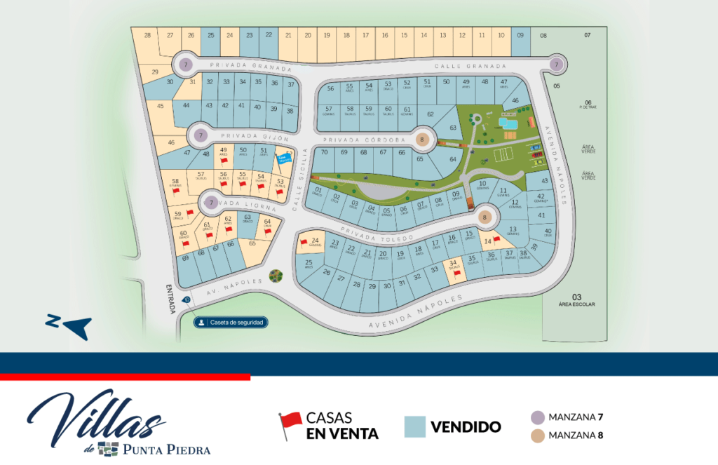 Mapa de Desarrollo Villas de Punta Piedra